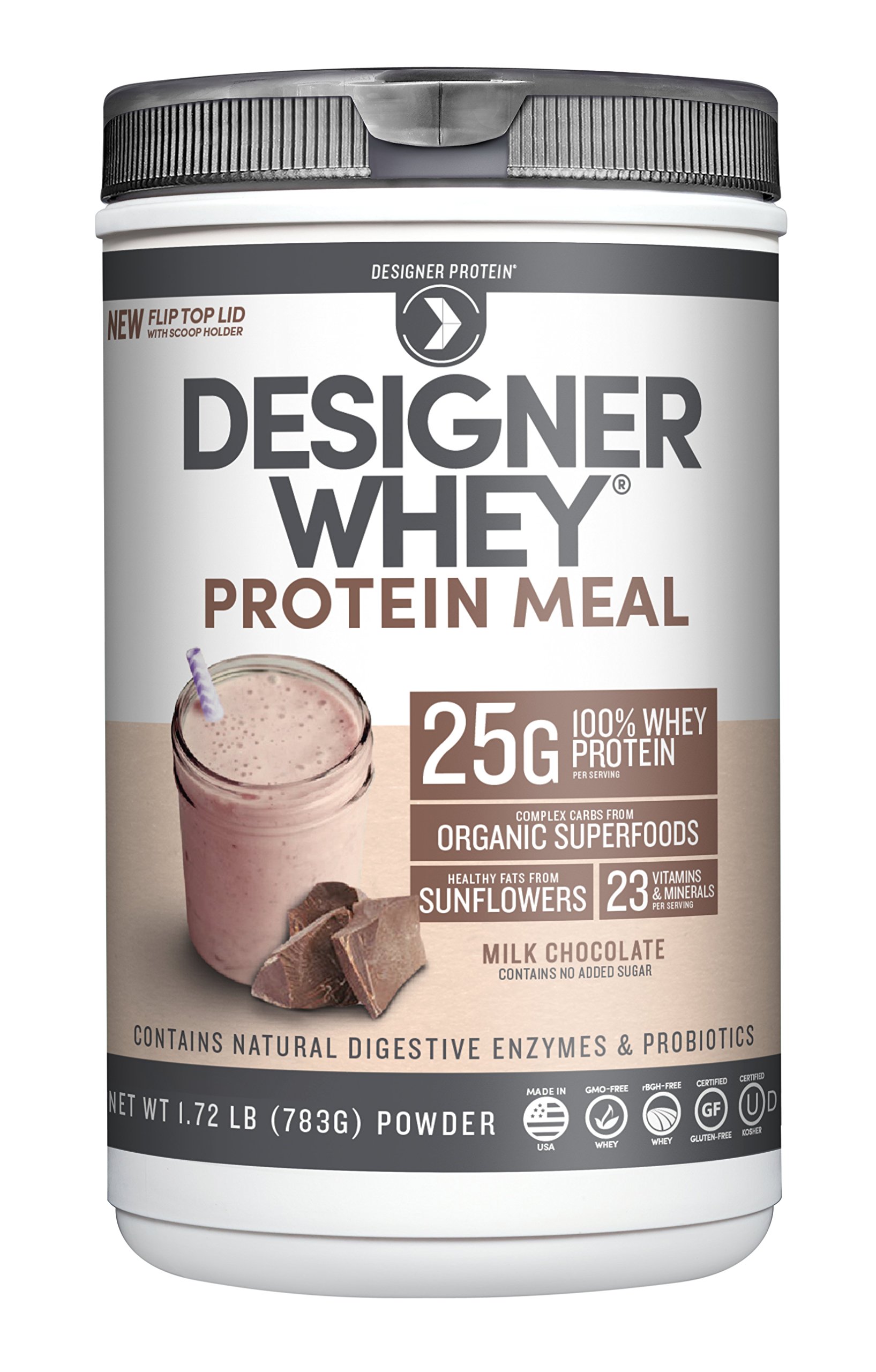 Foto 5 pulgar | Sustitutivo De Comidas Proteico En Polvo Designer Wellness Milk Choco - Venta Internacional.