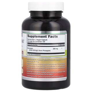 Foto 2 | Supplement Amazing Nutrition, Bromelina, 500 Mg, 120 Cápsulas Vegetarianas - Venta Internacional.