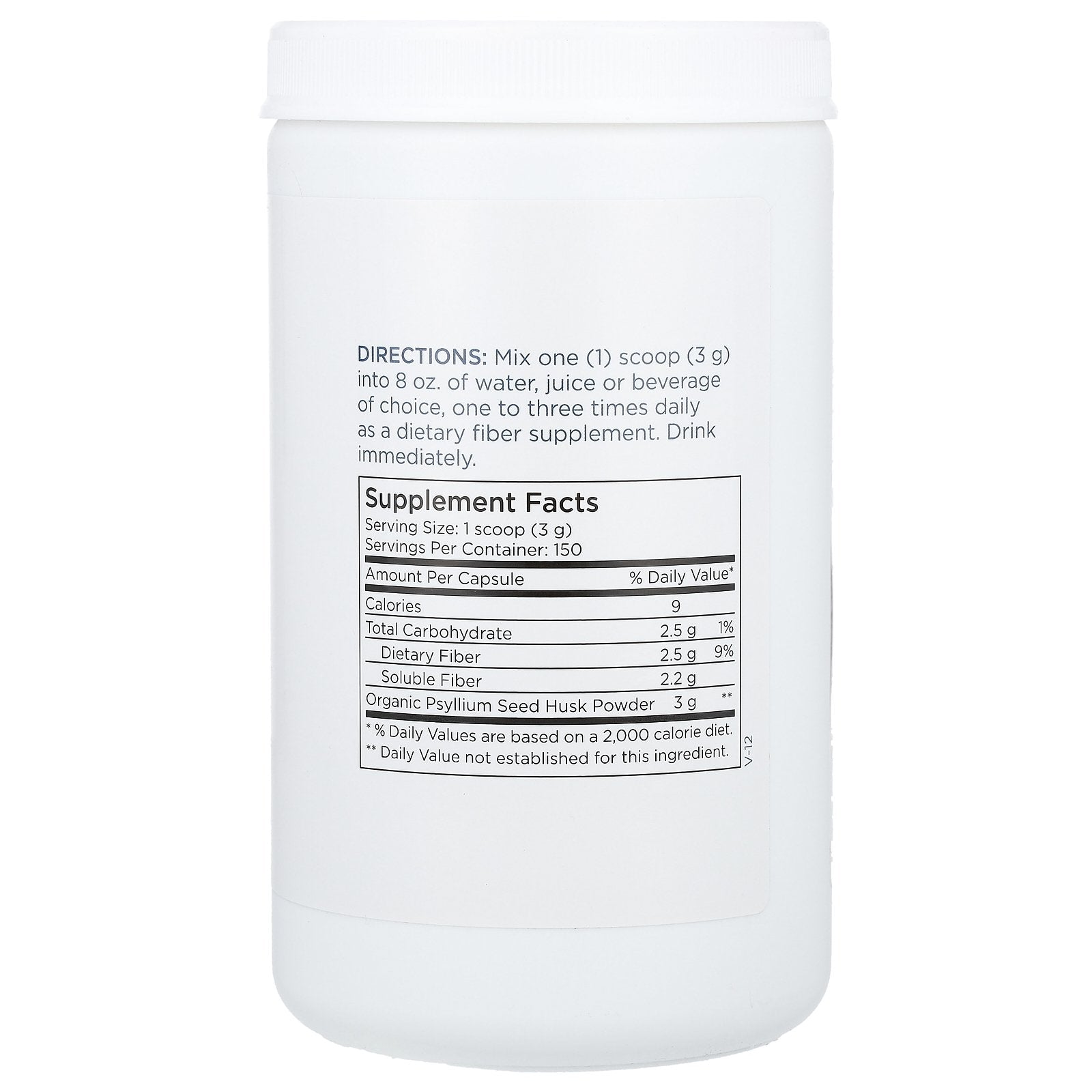 Foto 2 | Cáscara De Psilio En Polvo Metabolic Maintenance Organic 454 G - Venta Internacional.