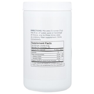 Foto 2 | Cáscara De Psilio En Polvo Metabolic Maintenance Organic 454 G - Venta Internacional.