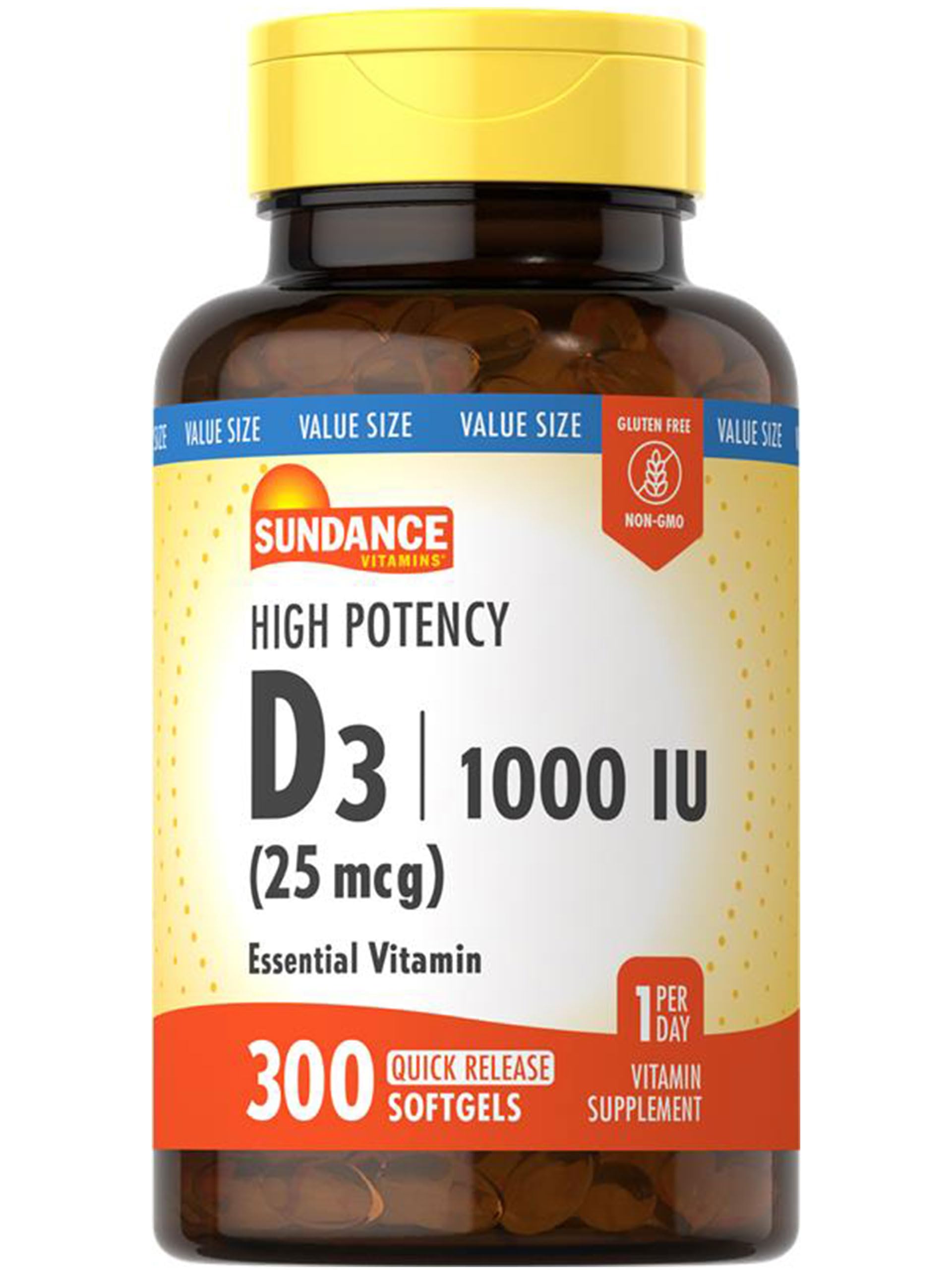 Foto 1 | Suplemento Sundance De Vitamina D3 1000 Ui 300 Cápsulas Blandas - Venta Internacional.