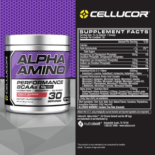 Foto 2 | Suplemento Cellucor Alpha Amino Eaa Y Bcaa En Polvo 30 Porciones - Venta Internacional.