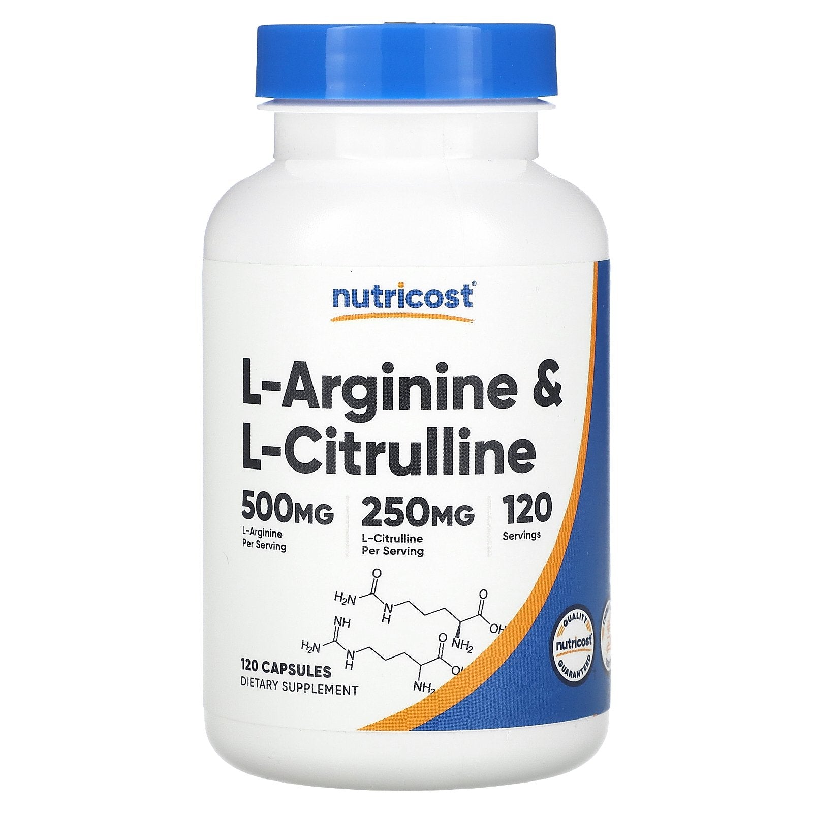 Foto 1 | Suplemento Nutricost L-arginina Y L-citrulina 120 Cápsulas - Venta Internacional.