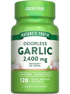 Foto 1 | Suplemento Nature's Truth, Ajo Inodoro, 2400 Mg, 120 Cápsulas Blandas - Venta Internacional.
