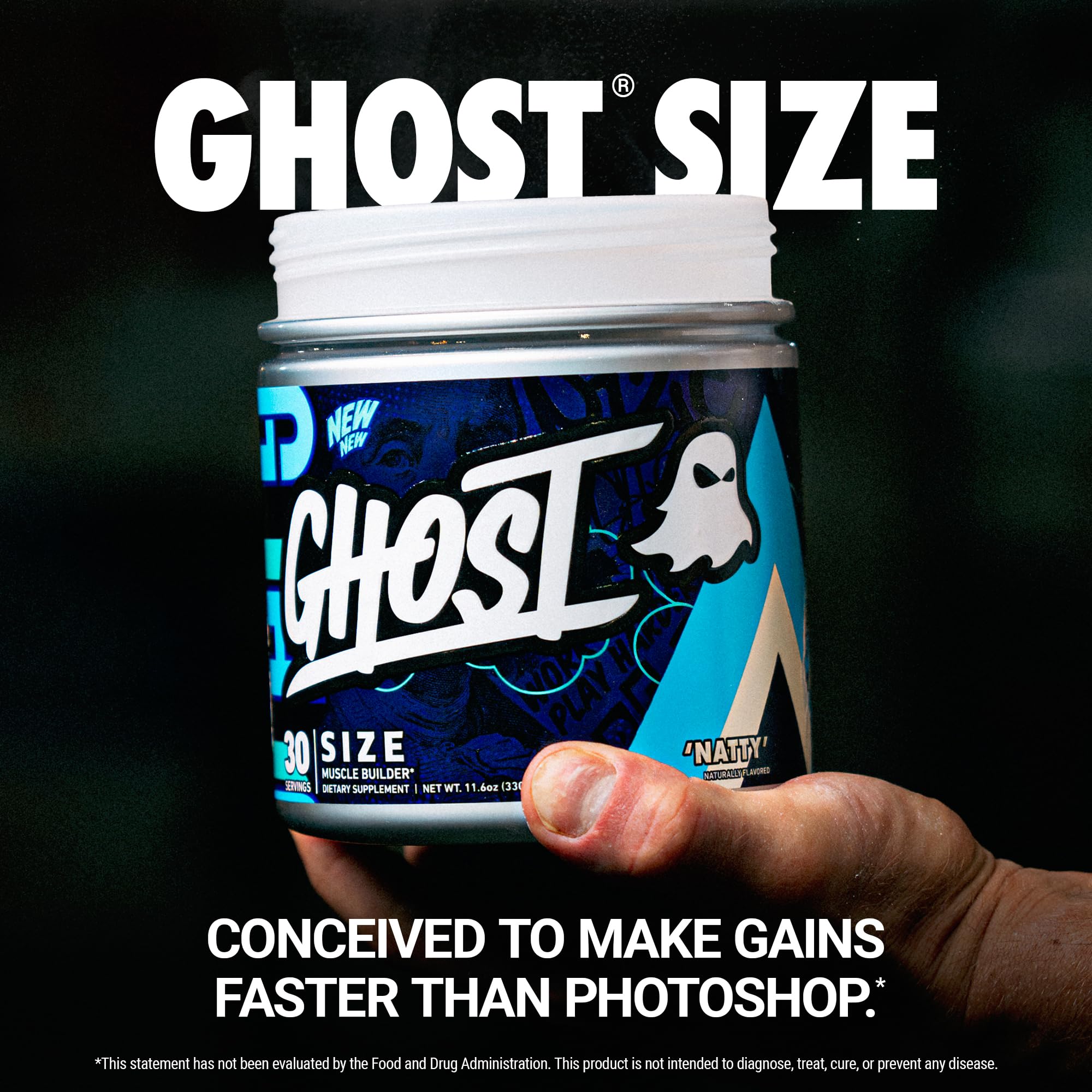 Foto 3 pulgar | Suplemento Dietético Ghost Size V3 Muscle Builder 30 Porciones - Venta Internacional.