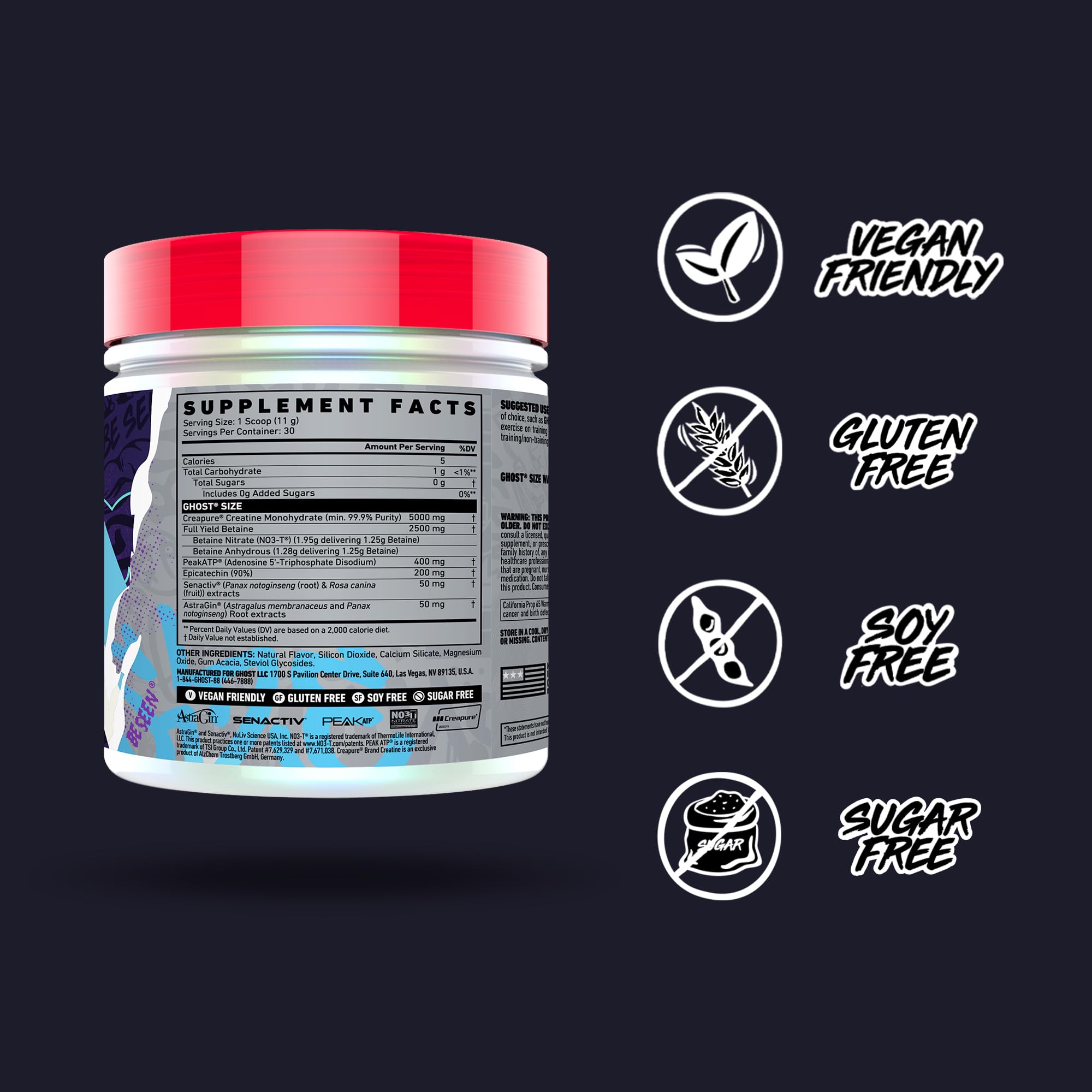 Foto 5 pulgar | Suplemento Dietético Ghost Size V3 Muscle Builder 30 Porciones - Venta Internacional.