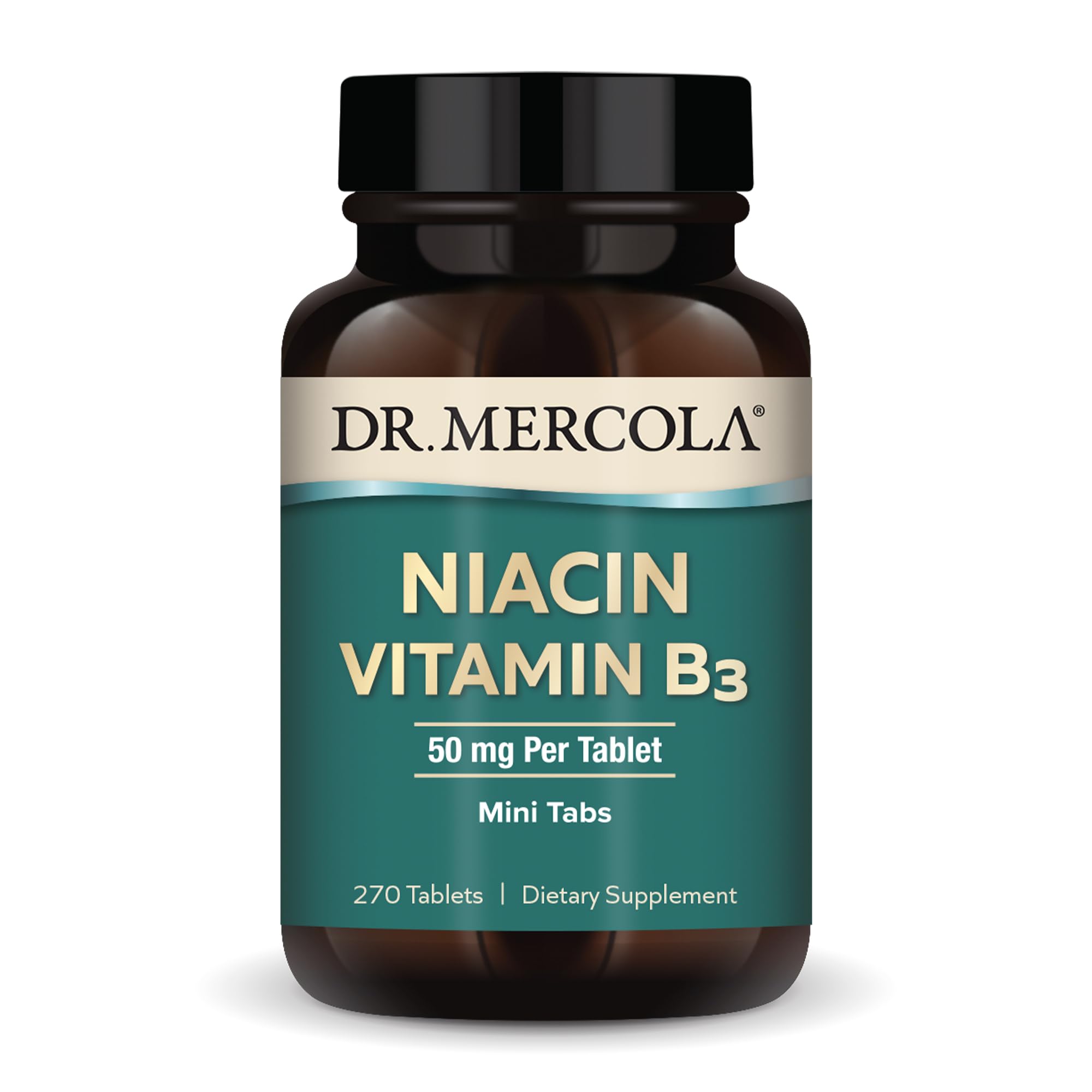 Foto 2 pulgar | Suplemento Dr. Mercola Con Niacina Y Vitamina B3, 50 Mg, 270 Tabletas - Venta Internacional.