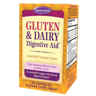 Foto 1 | Suplemento Nature's Secret Para Ayudar A La Digestión Con Gluten Y Productos Lácteos, 50 Cápsulas - Venta Internacion