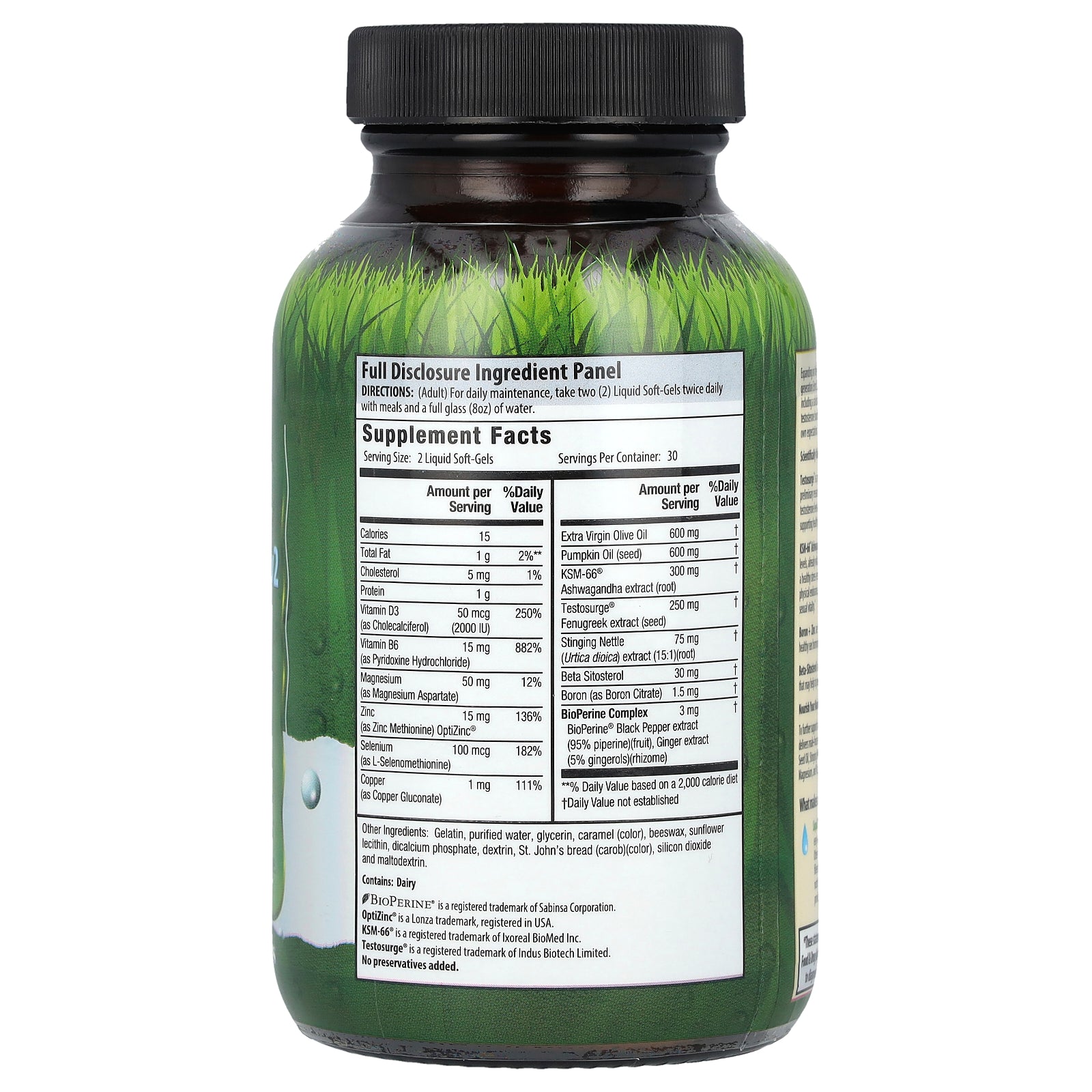 Foto 3 pulgar | Suplemento Irwin Naturals Testosterone Up V2 60 Cápsulas Blandas - Venta Internacional.