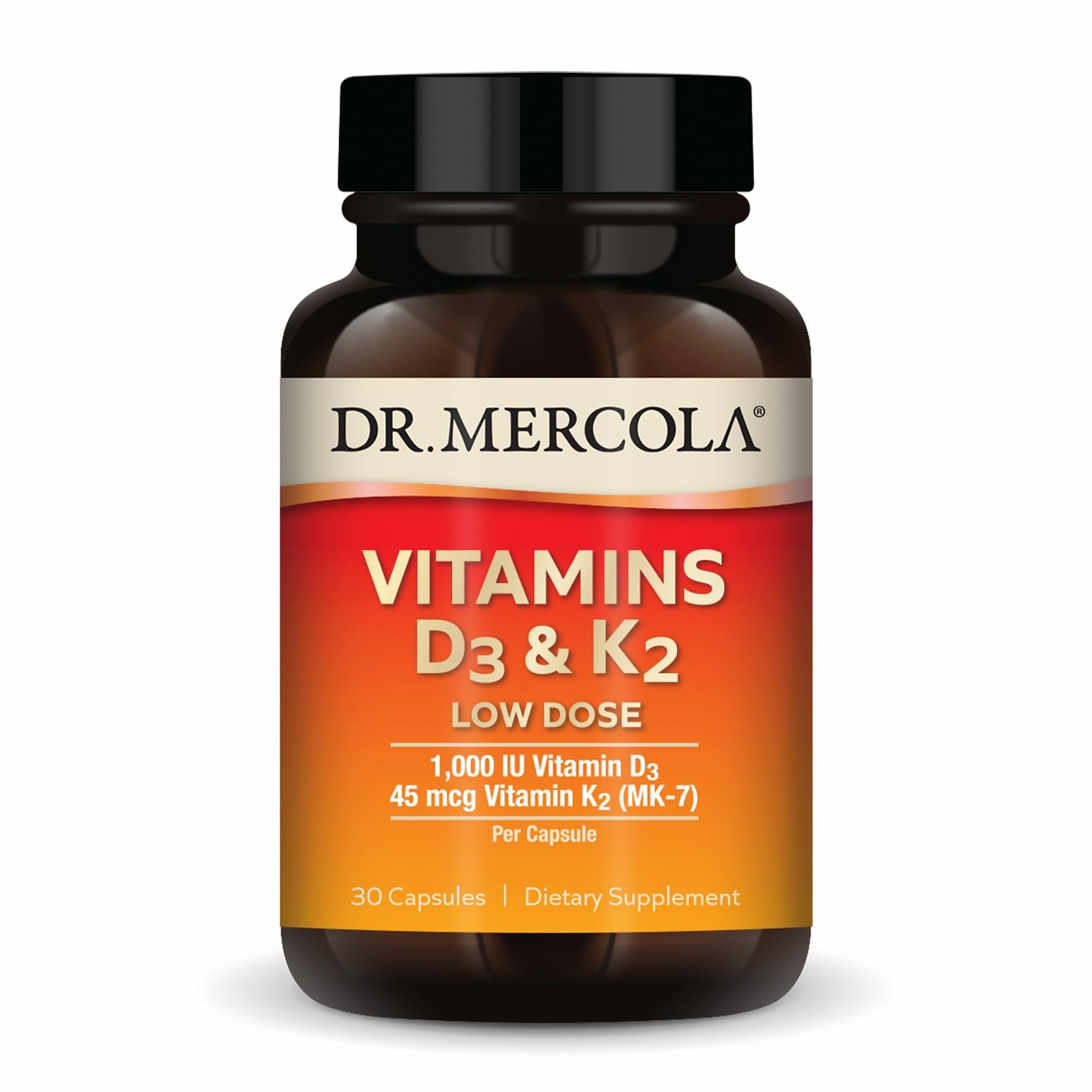 Foto 1 | Suplemento Dr. Mercola Con Vitaminas D3 Y K2 30 Cápsulas - Venta Internacional.