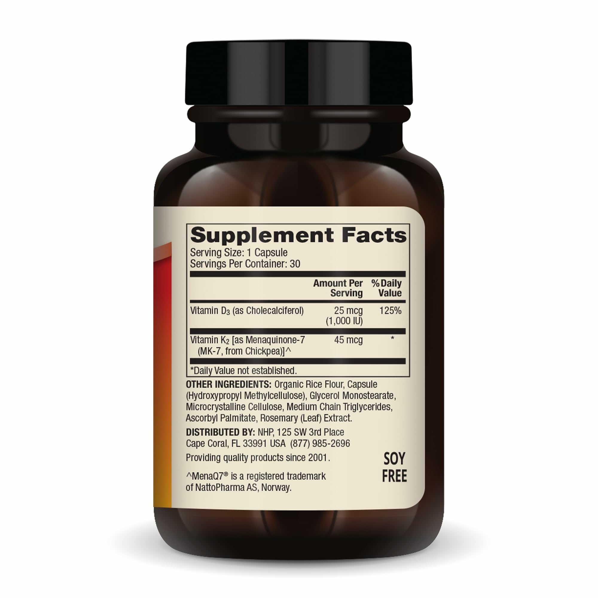 Foto 3 pulgar | Suplemento Dr. Mercola Con Vitaminas D3 Y K2 30 Cápsulas - Venta Internacional.