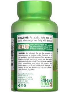 Foto 7 | Suplemento De Extracto De Palma Enana Americana De Nature's Truth 2400 Mg 120 Cápsulas - Venta Internacional.