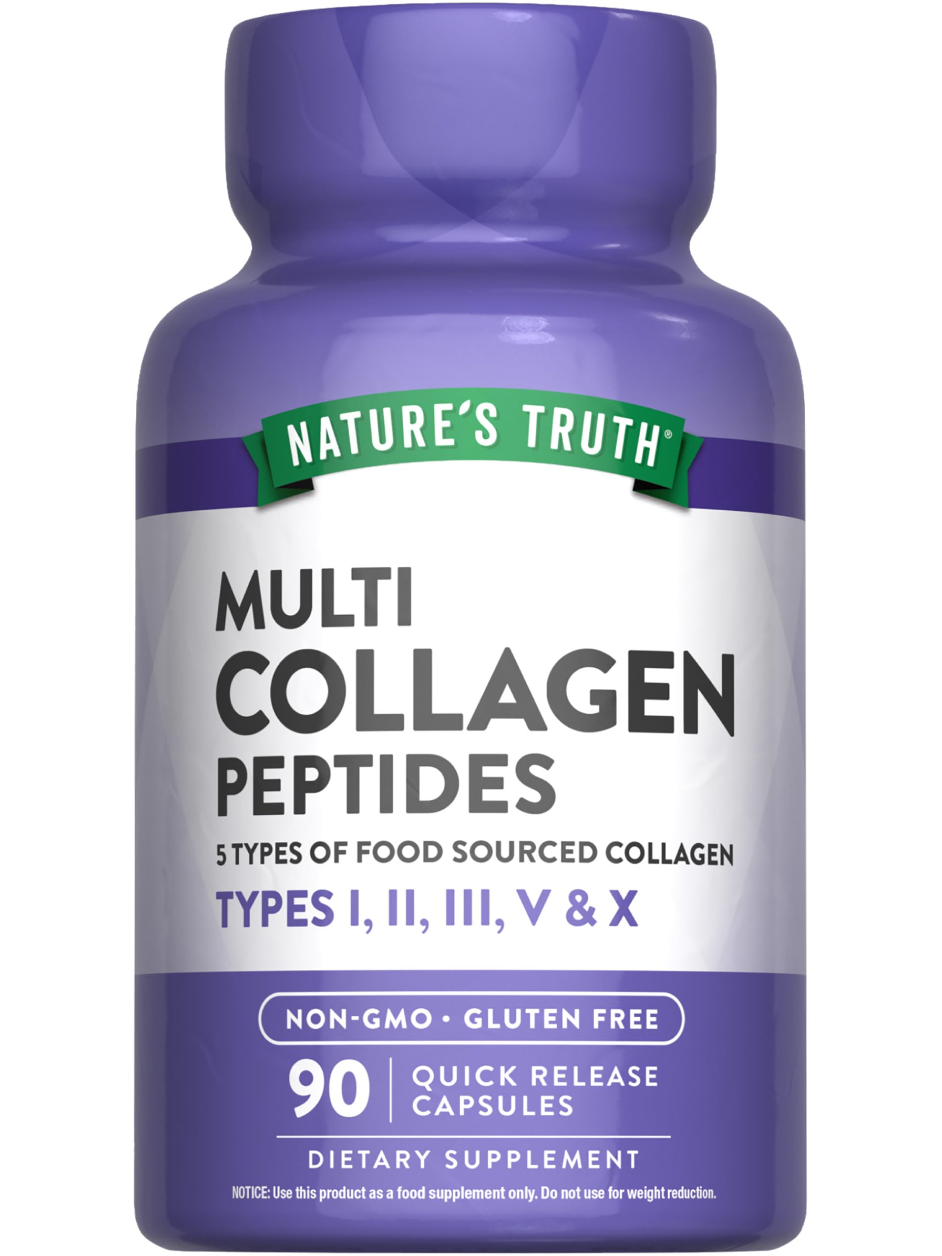 Foto 2 pulgar | Suplemento De 2000 Mg De Péptidos Multicolágeno De Nature's Truth - Venta Internacional.