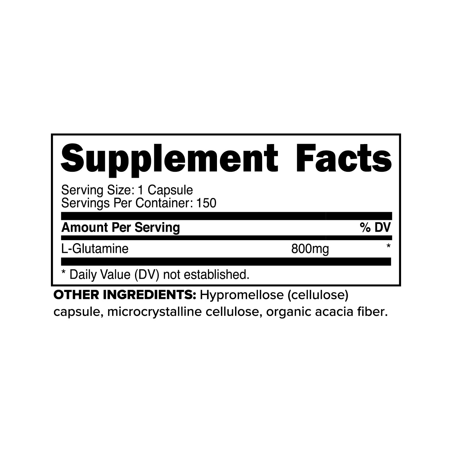 Foto 2 | Suplemento Primaforce L-glutamina 800 Mg (150 Cápsulas) - Venta Internacional.