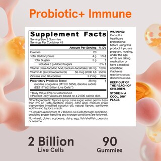 Foto 6 | Suplemento De Gomitas Jarrow Formulas Probiotic+ Immune, 90 Unidades - Venta Internacional.