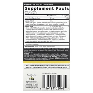 Foto 2 | Suplemento De Probióticos Para La Recuperación Intestinal De Ancient Nutrition 25 B Cfu - Venta Internacional.