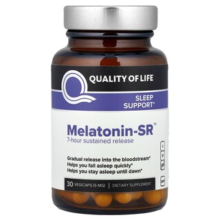 Foto 1 | Suplemento Quality Of Life Melatonin-sr 5 Mg 30 Cápsulas Vegetarianas - Venta Internacional.