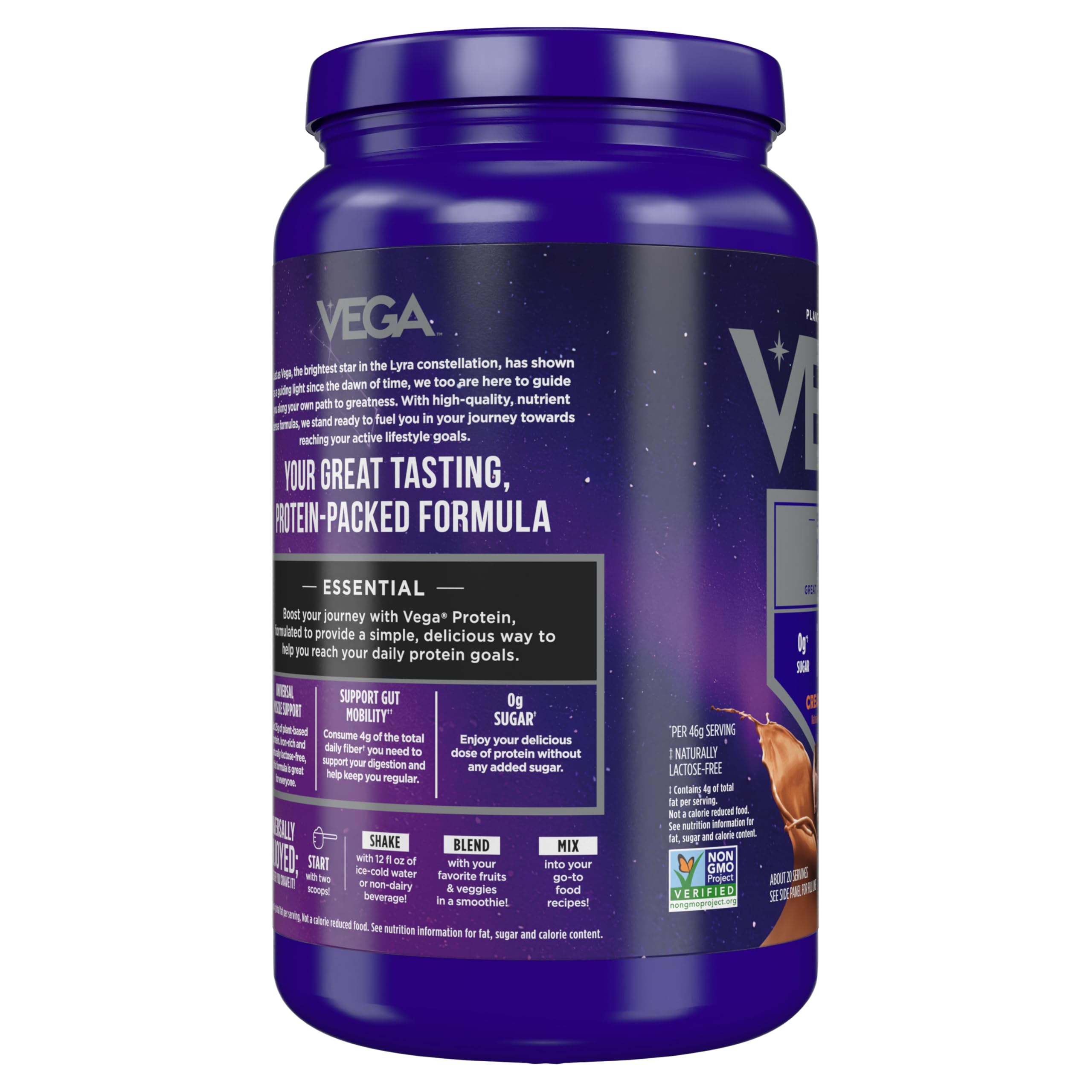 Foto 5 pulgar | Mezcla De Bebidas Proteicas Vega Original Essential, 25 G, Planta, 32,5 Oz - Venta Internacional.