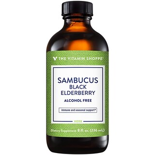Foto 2 | Suplemento The Vitamin Shoppe Sambucus Black Elderberry 240 Ml - Venta Internacional.