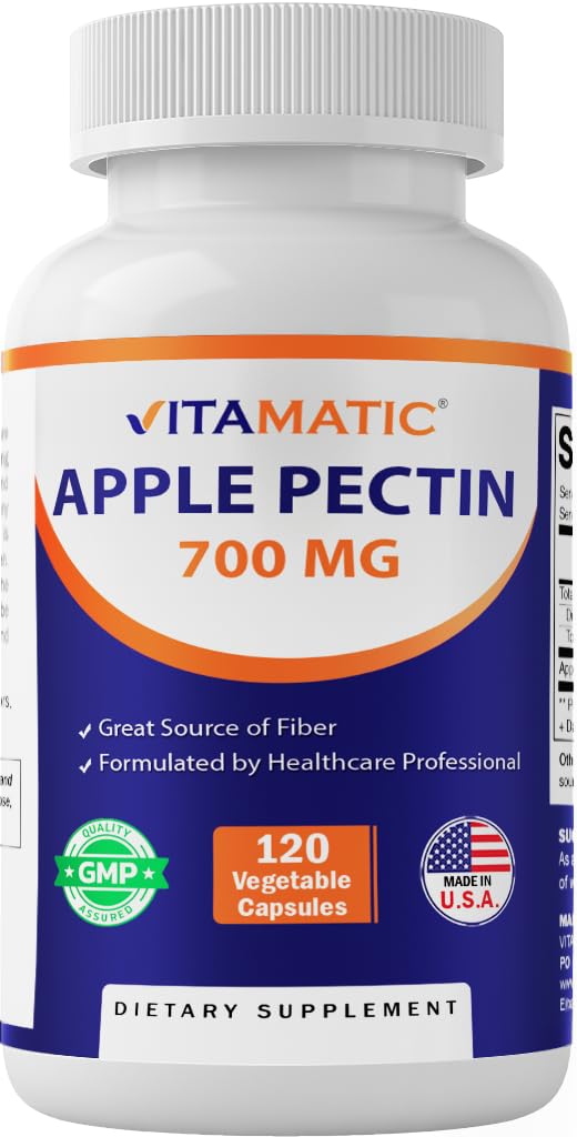 Foto 2 pulgar | Suplemento Vitamático De Pectina De Manzana 700 Mg 120 Cápsulas - Venta Internacional.
