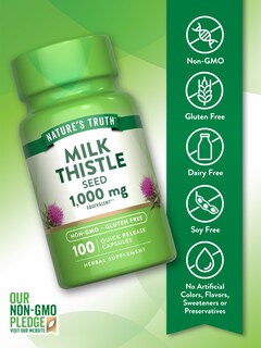 Foto 3 | Suplemento De Extracto De Cardo Mariano De Nature's Truth, 1000 Mg, 100 Unidades - Venta Internacional.