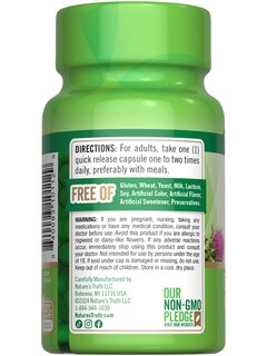 Foto 7 | Suplemento De Extracto De Cardo Mariano De Nature's Truth, 1000 Mg, 100 Unidades - Venta Internacional.