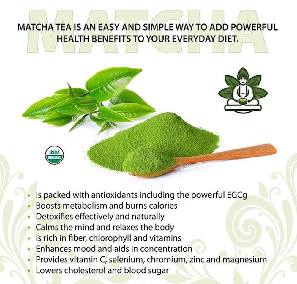 Foto 6 pulgar | Tea Buddha Teas, Té Verde Matcha Orgánico, 18 Bolsitas - Venta Internacional.
