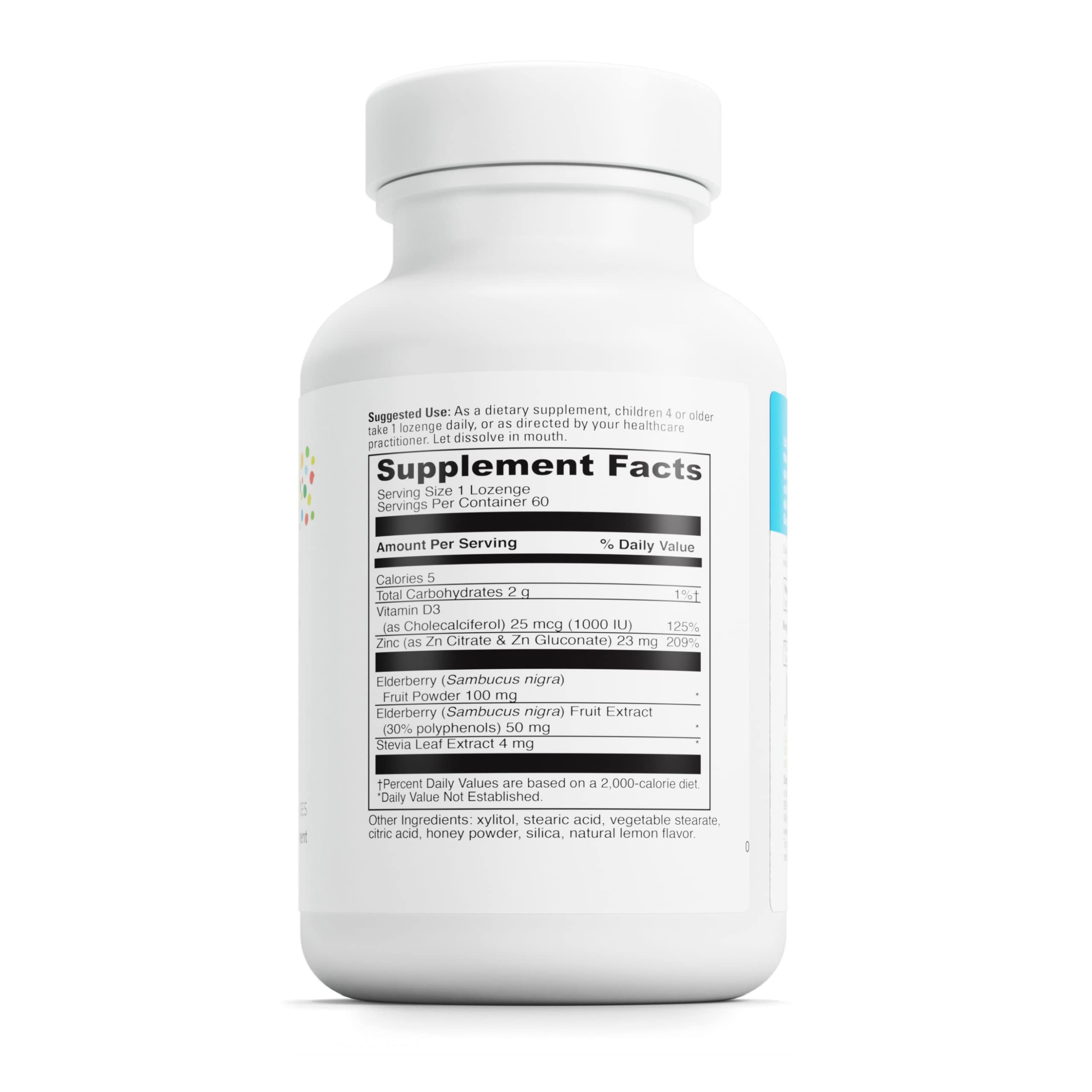 Foto 2 | Pastilla De Zinc Para Niños Davinci Little Immuni-z + Elderberry 60 - Venta Internacional