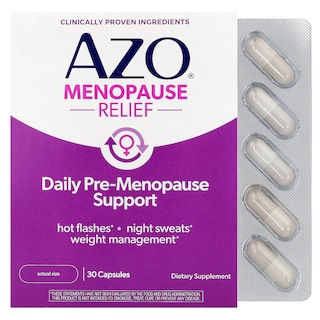 Foto 1 | Suplemento Azo Menopause Relief 30 Cápsulas - Venta Internacional.