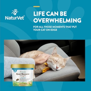 Foto 4 | Calming Aid Naturvet Quiet Moments Para Gatos Con Melatonina, 60 Comprimidos Masticables - Venta Internacional.