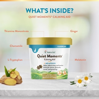 Foto 5 | Calming Aid Naturvet Quiet Moments Para Gatos Con Melatonina, 60 Comprimidos Masticables - Venta Internacional.