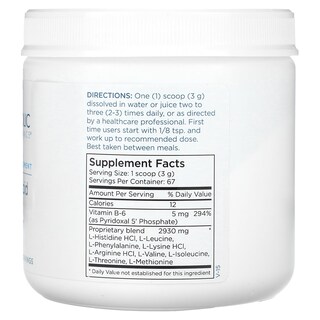 Foto 2 | Suplemento A Base De Aminoácidos En Polvo Para Mantenimiento Metabólico, 200 G - Venta Internacional.