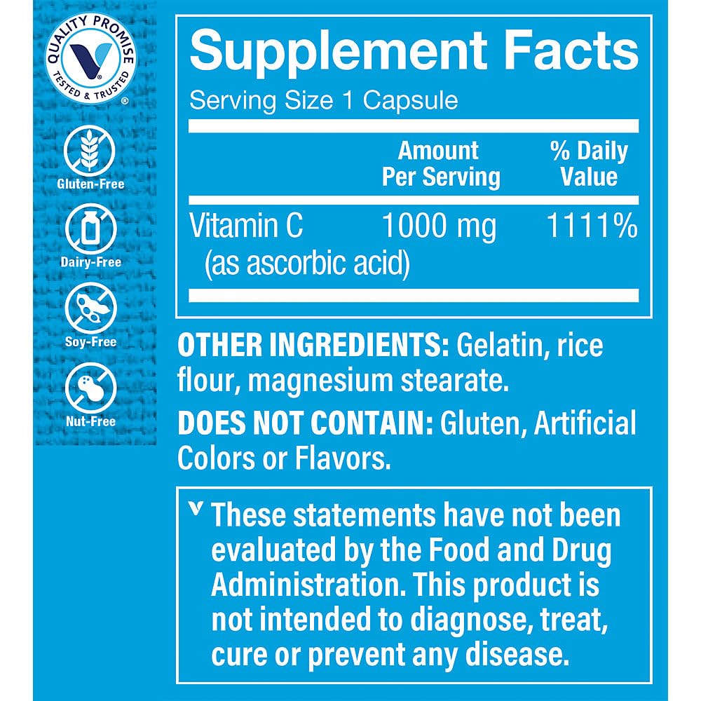 Foto 3 | Complementa The Vitamin Shoppe C-1000 Con 1000 Mg De Vitamina C - Venta Internacional.