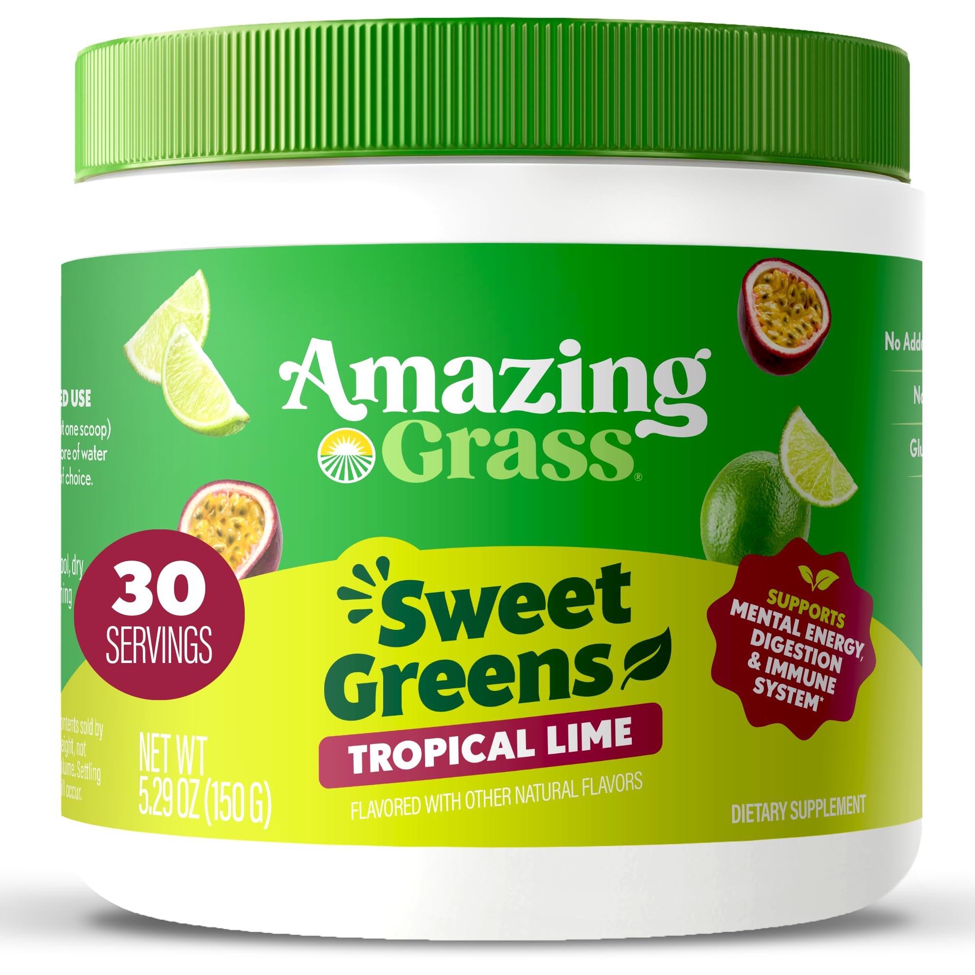 Foto 2 pulgar | Suplemento Amazing Grass Sweet Greens Digestive Health 30s - Venta Internacional.