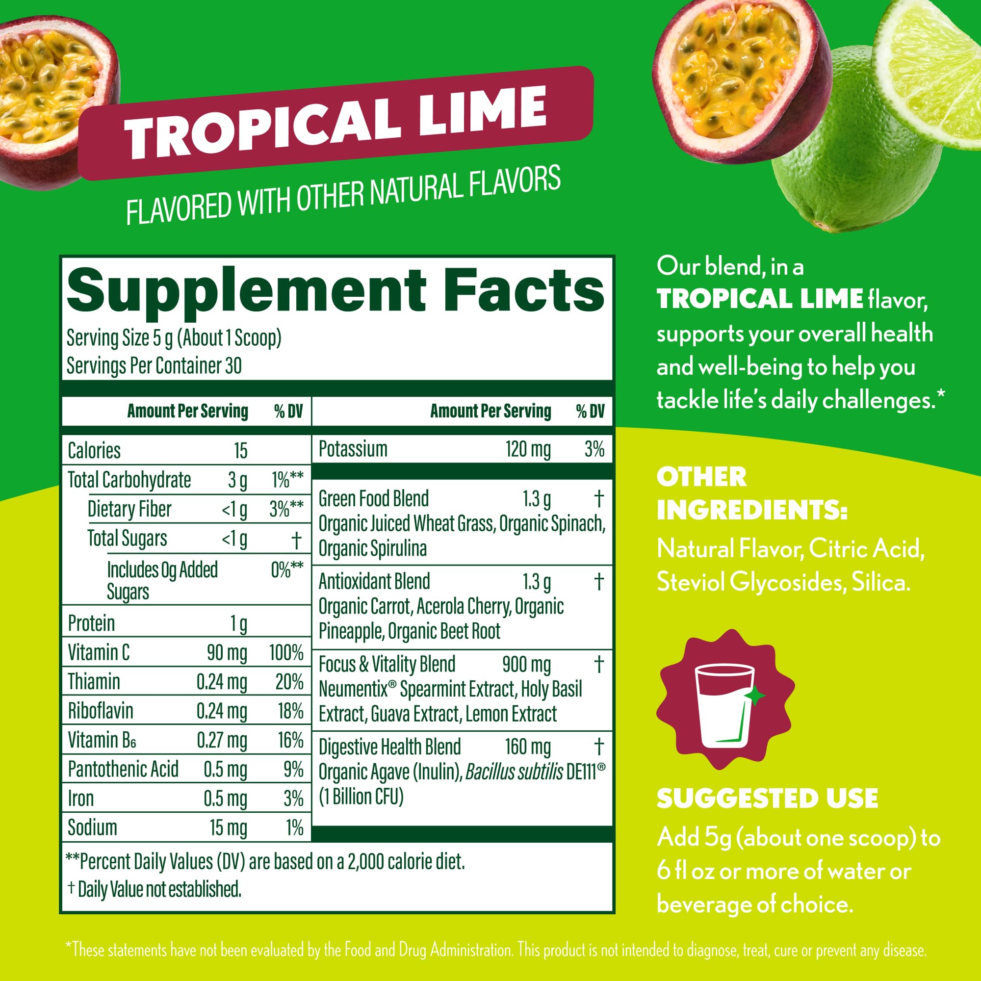 Foto 5 pulgar | Suplemento Amazing Grass Sweet Greens Digestive Health 30s - Venta Internacional.