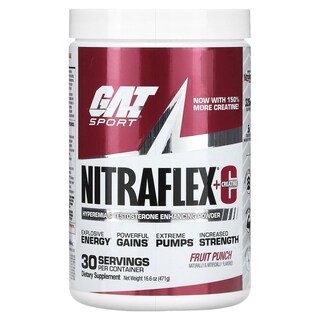 Foto 1 | Suplemento Gat Nitraflex + Creatina Fruit Punch 471 G - Venta Internacional.