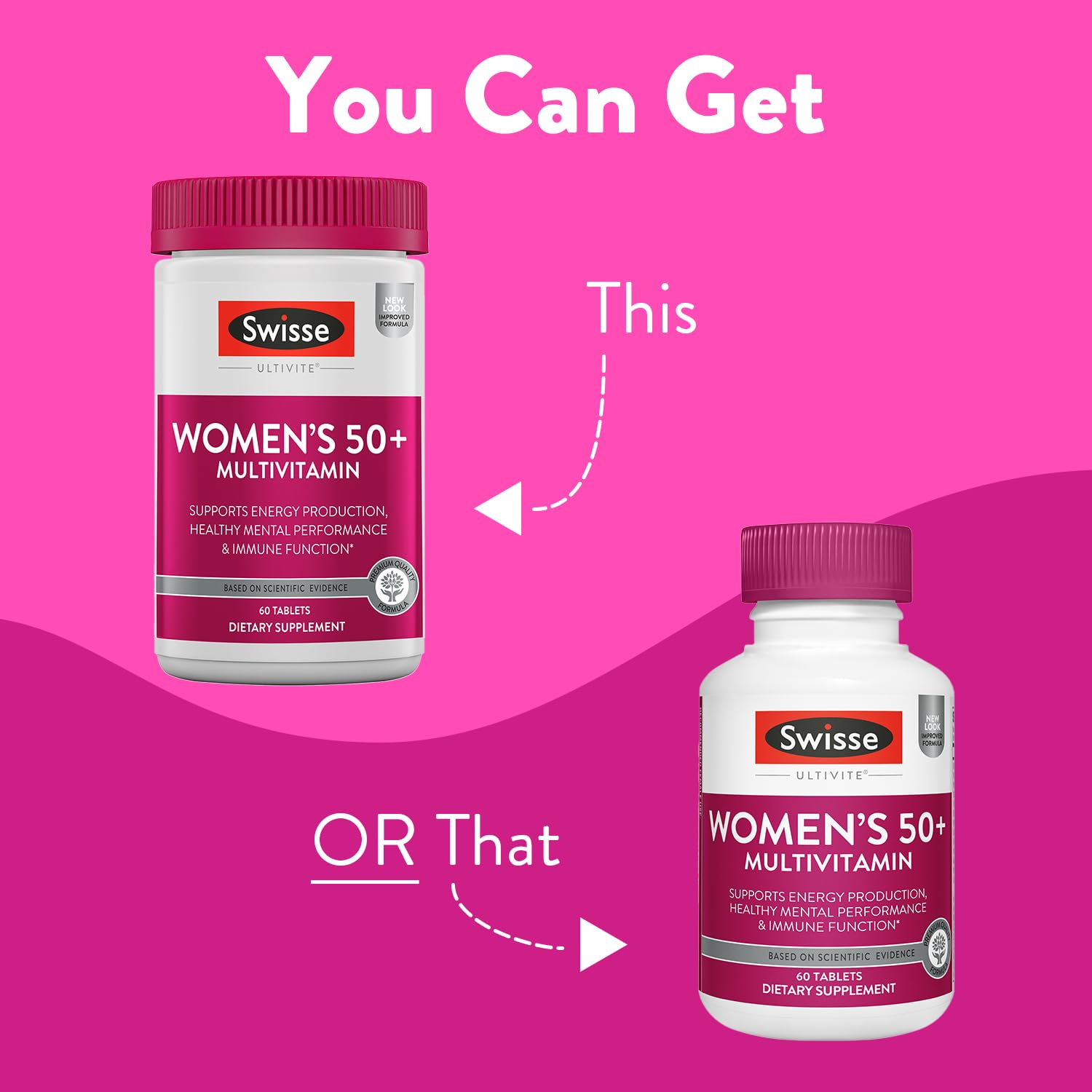 Foto 6 pulgar | Suplemento Multivitamínico Swisse Daily Women 50+ 60 Comprimidos - Venta Internacional.
