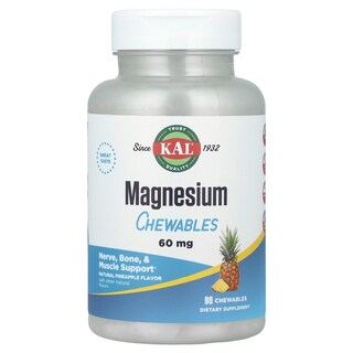 Foto 1 | Suplemento Kal Magnesium Chewables 90 Capsulas - Venta Internacional
