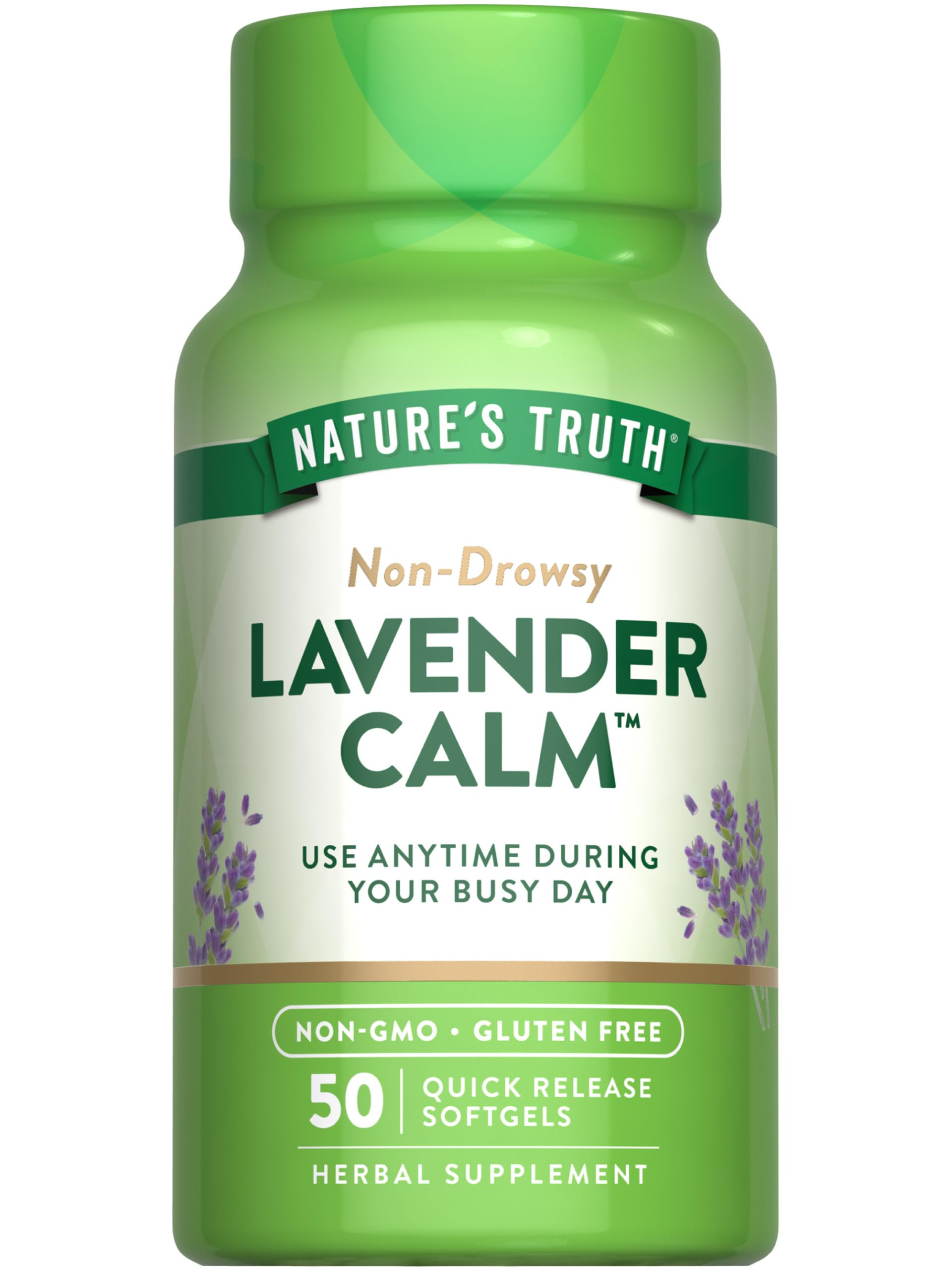 Foto 1 | Suplemento Nature's Truth Lavender Calm En Cápsulas Blandas, 50 Unidades - Venta Internacional.
