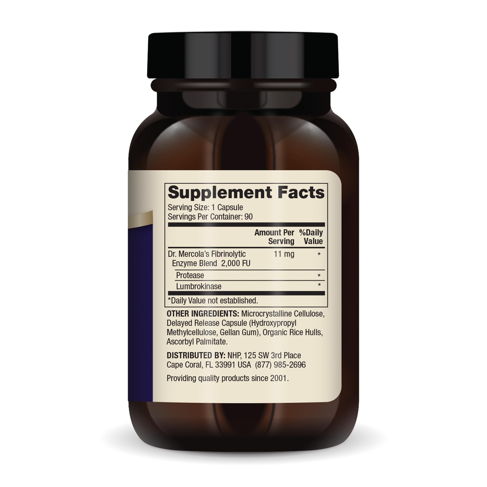 Foto 3 pulgar | Suplemento Dr. Mercola Lumbrokinase Enzymes 90 Cápsulas - Venta Internacional.