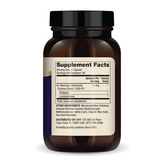 Foto 2 | Suplemento Dr. Mercola Lumbrokinase Enzymes 90 Cápsulas - Venta Internacional.