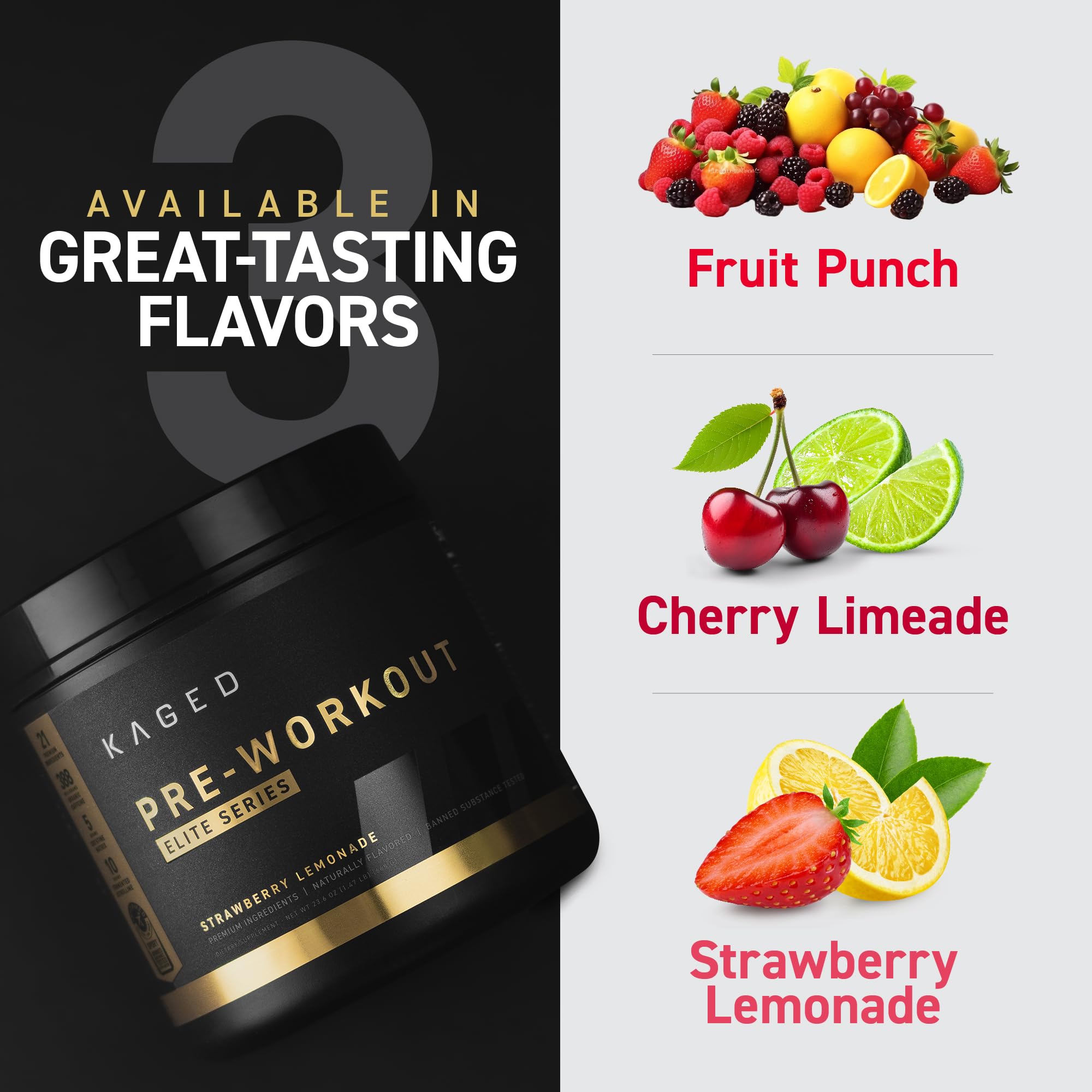 Foto 6 pulgar | Polvo Pre-workout Kaged Pre-workout Elite- Venta Internacional