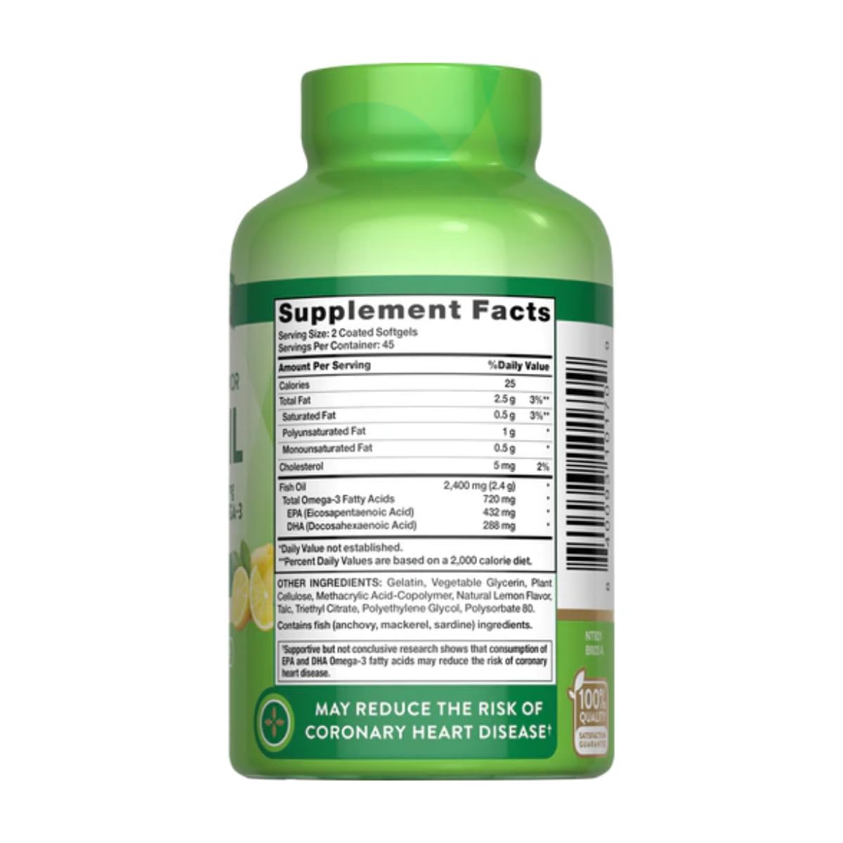 Foto 2 | Suplemento De Aceite De Pescado Nature's Truth 1200 Mg 90 Cápsulas - Venta Internacional.