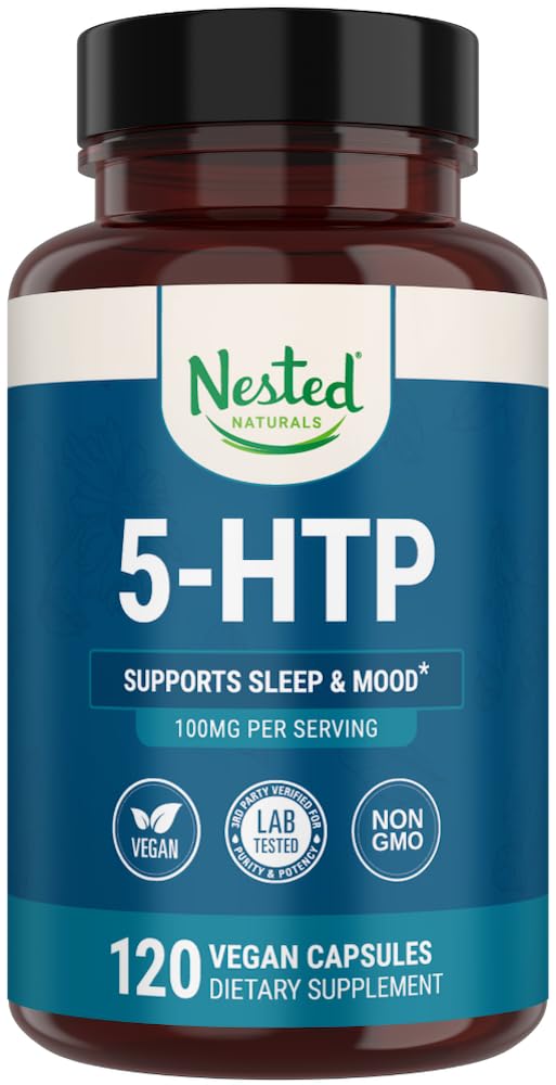 Foto 2 pulgar | Suplemento Nested Naturals De 5-htp, 100 Mg, Ayuda Al Sueño Y Al Estado De Ánimo - Venta Internacional.