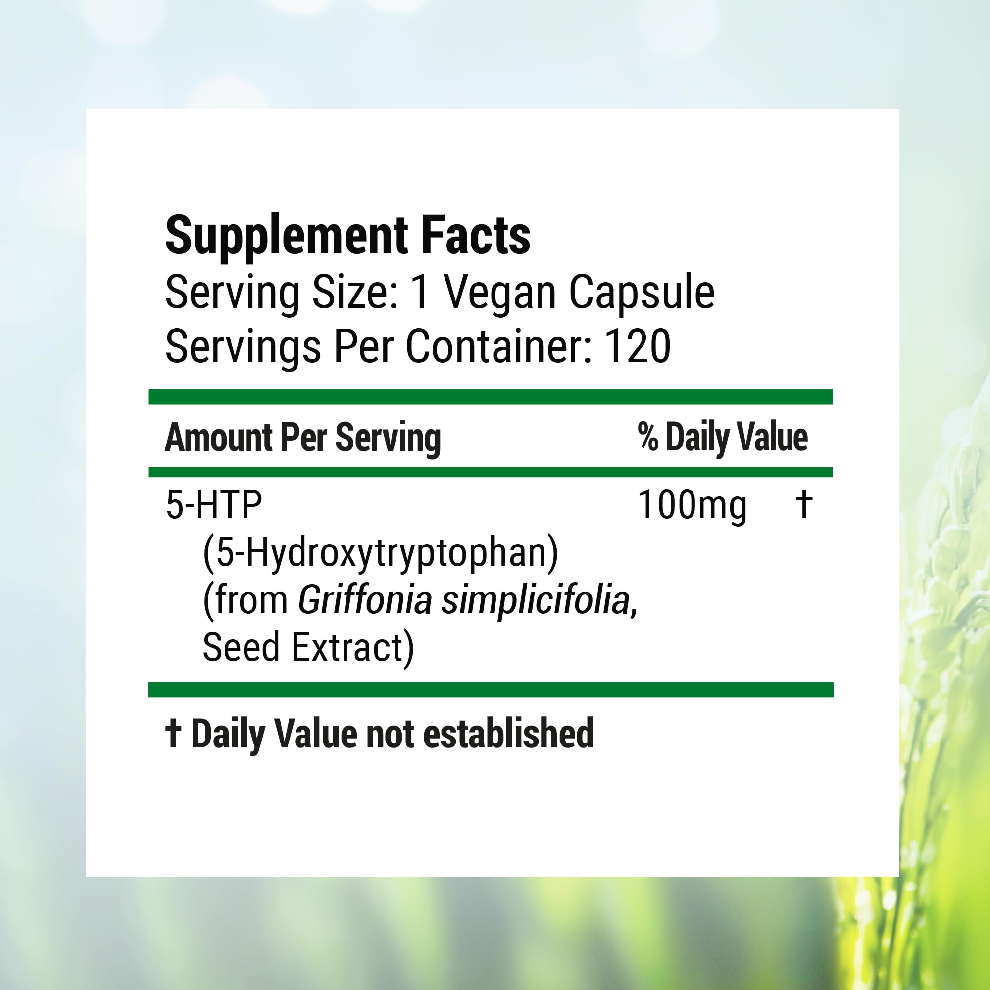 Foto 7 pulgar | Suplemento Nested Naturals De 5-htp, 100 Mg, Ayuda Al Sueño Y Al Estado De Ánimo - Venta Internacional.