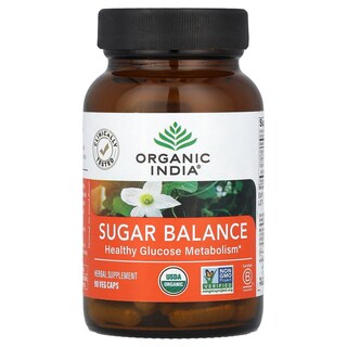 Foto 1 | Suplemento Orgánico India Sugar Balance, 90 Cápsulas Vegetarianas - Venta Internacional.