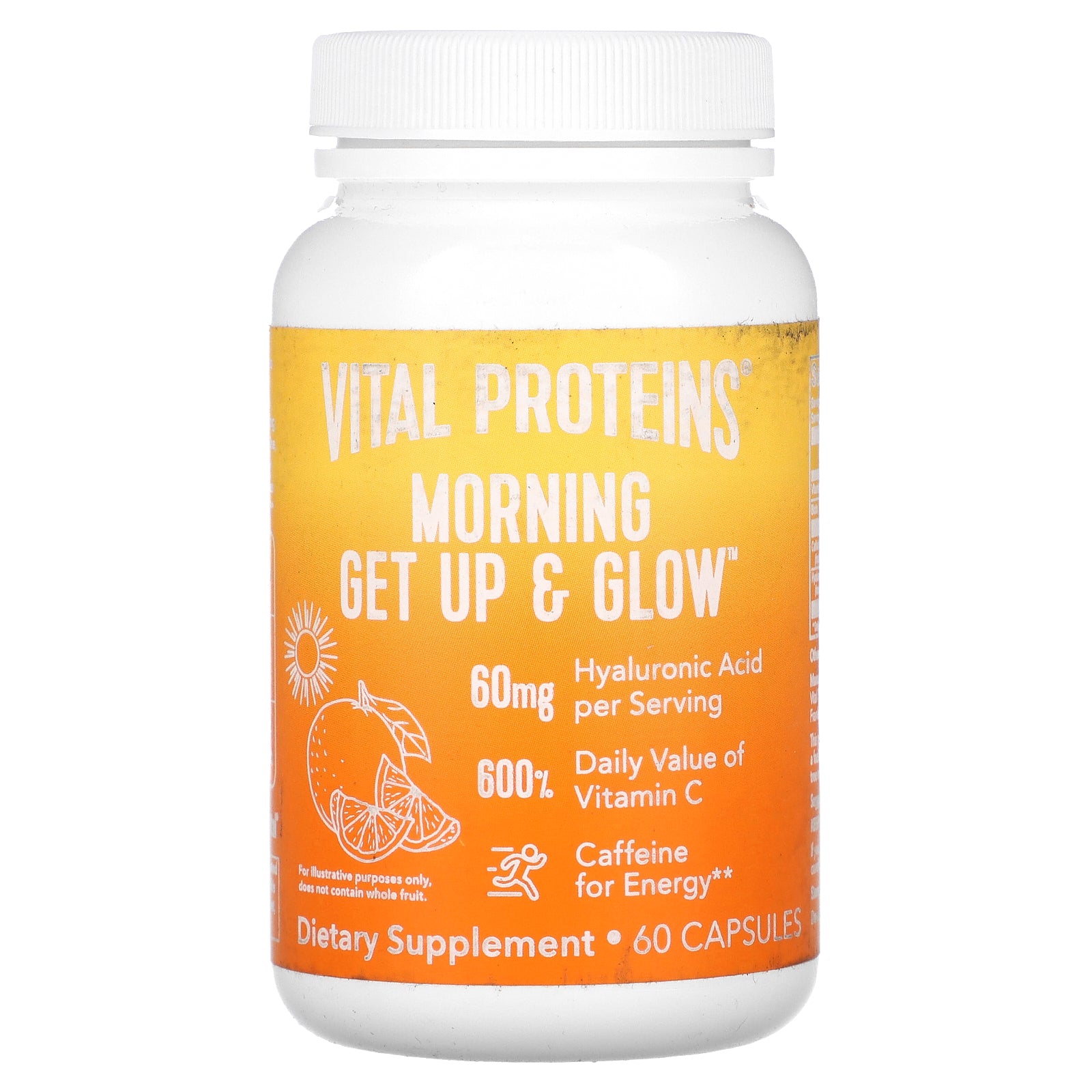 Foto 2 pulgar | Suplemento Vital Proteins Morning Get Up & Glow 60 Cápsulas - Venta Internacional.