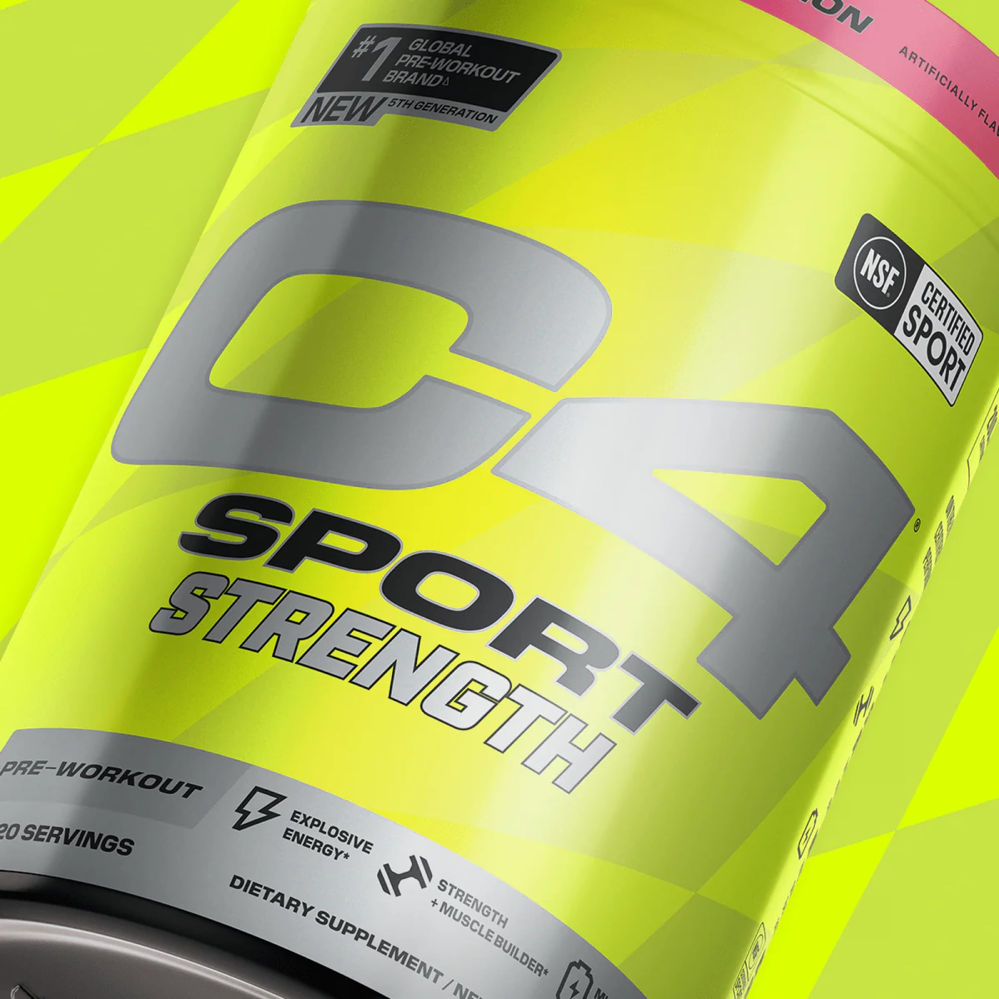 Foto 8 pulgar | Polvo Preentrenamiento Cellucor C4 Sport Strength, 20 Porciones - Venta Internacional.