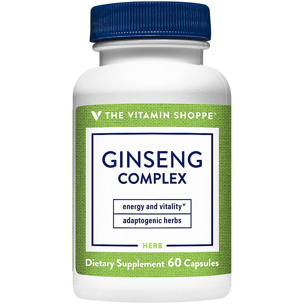 Foto 3 pulgar | Complementa El Complejo De Ginseng Vitamin Shoppe, 60 Cápsulas - Venta Internacional.