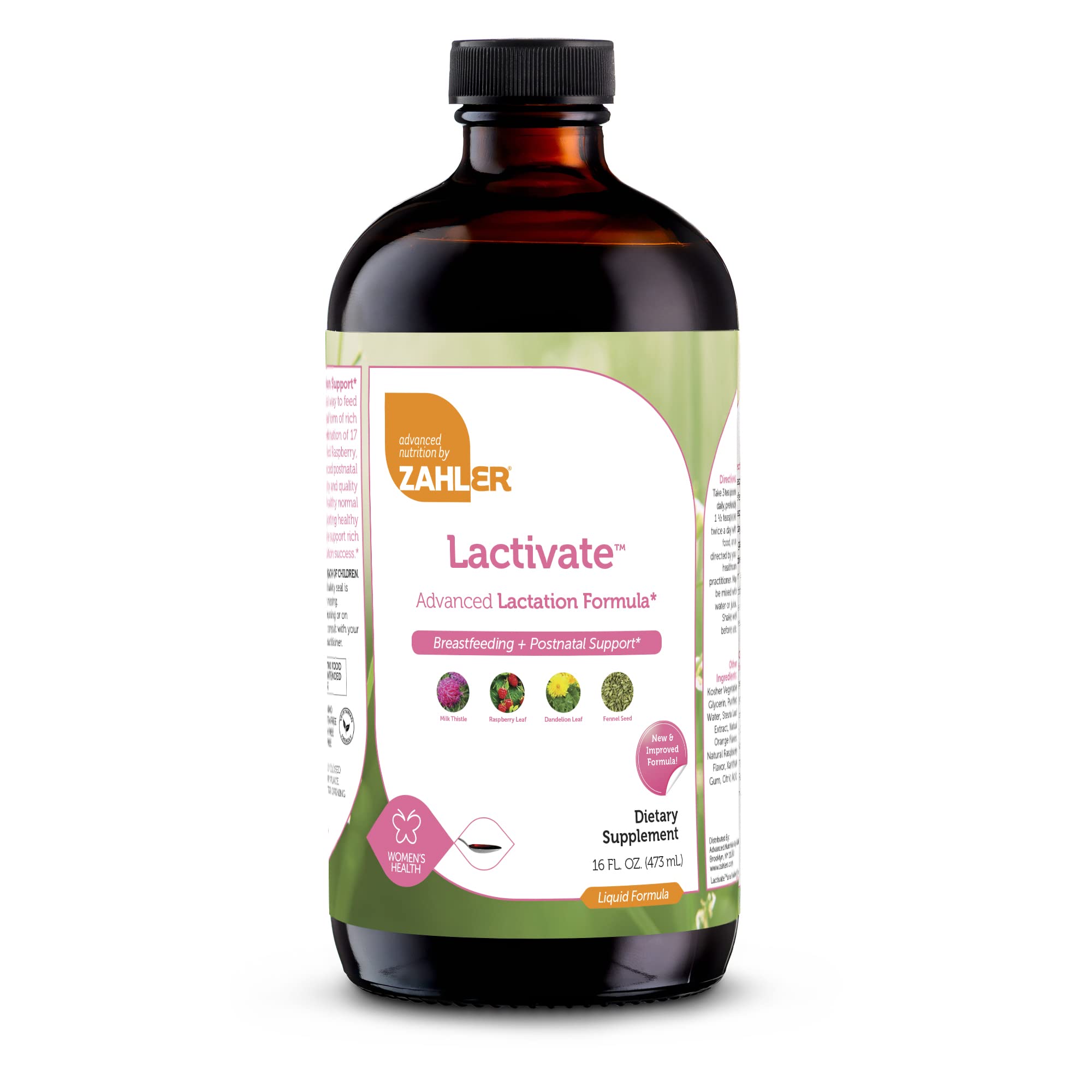 Foto 1 | Suplemento De Apoyo A La Lactancia Zahler Lactivate 473 Ml - Venta Internacional.